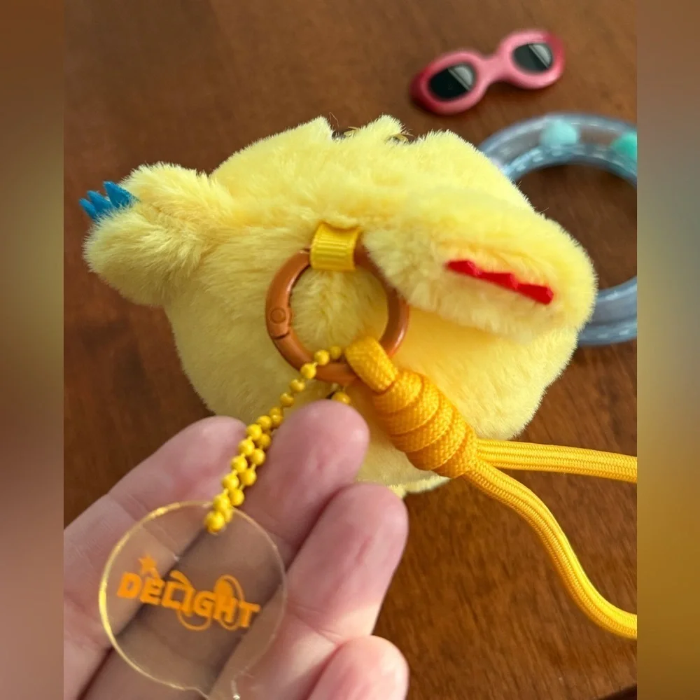 Jotoys Q.Kid Emotional Hairy Monsters Series Plush Bag Clip / charm 
